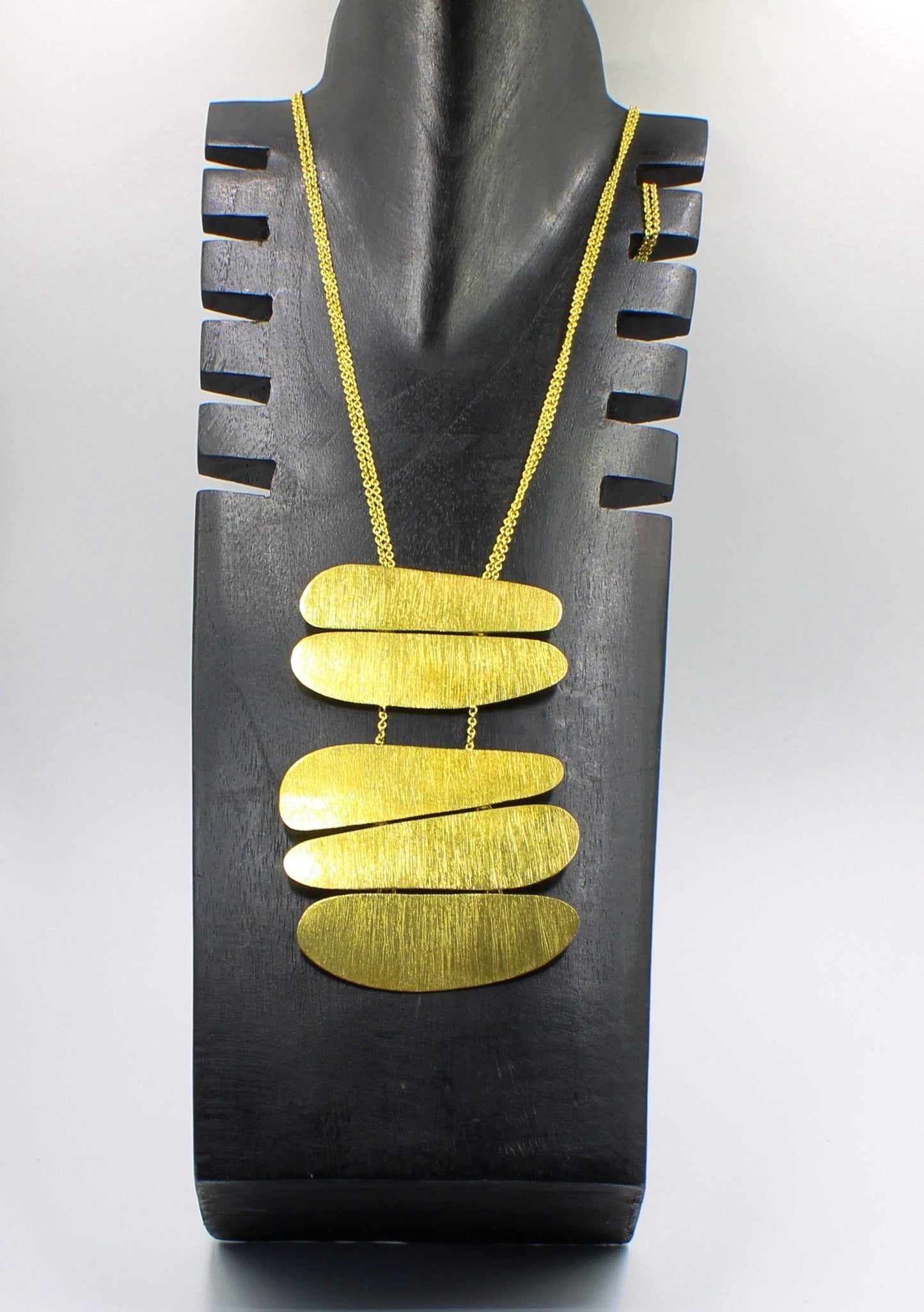 Collar PALEOLÍTICO bañado en oro - Diseño con carácter-1