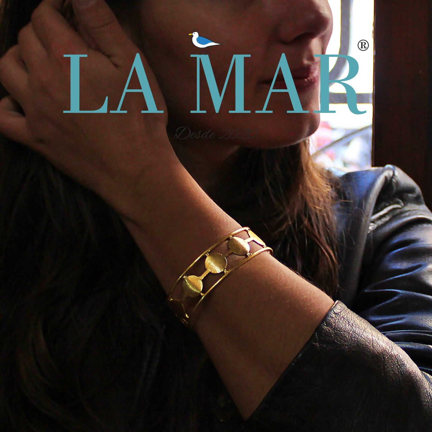 Brazalete GANTE bañado en oro - Diseño con carácter-4