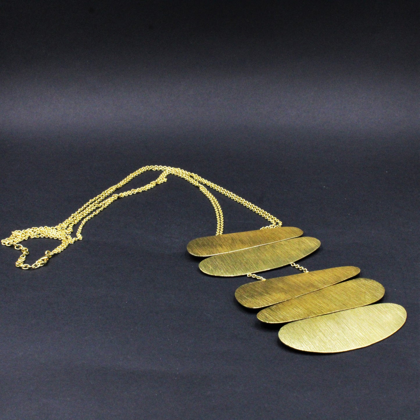 Collar PALEOLÍTICO bañado en oro - Diseño con carácter-4