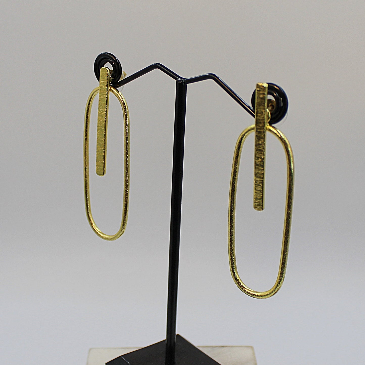Pendientes MODIGLIANI bañado en oro - Diseño con carácter-4