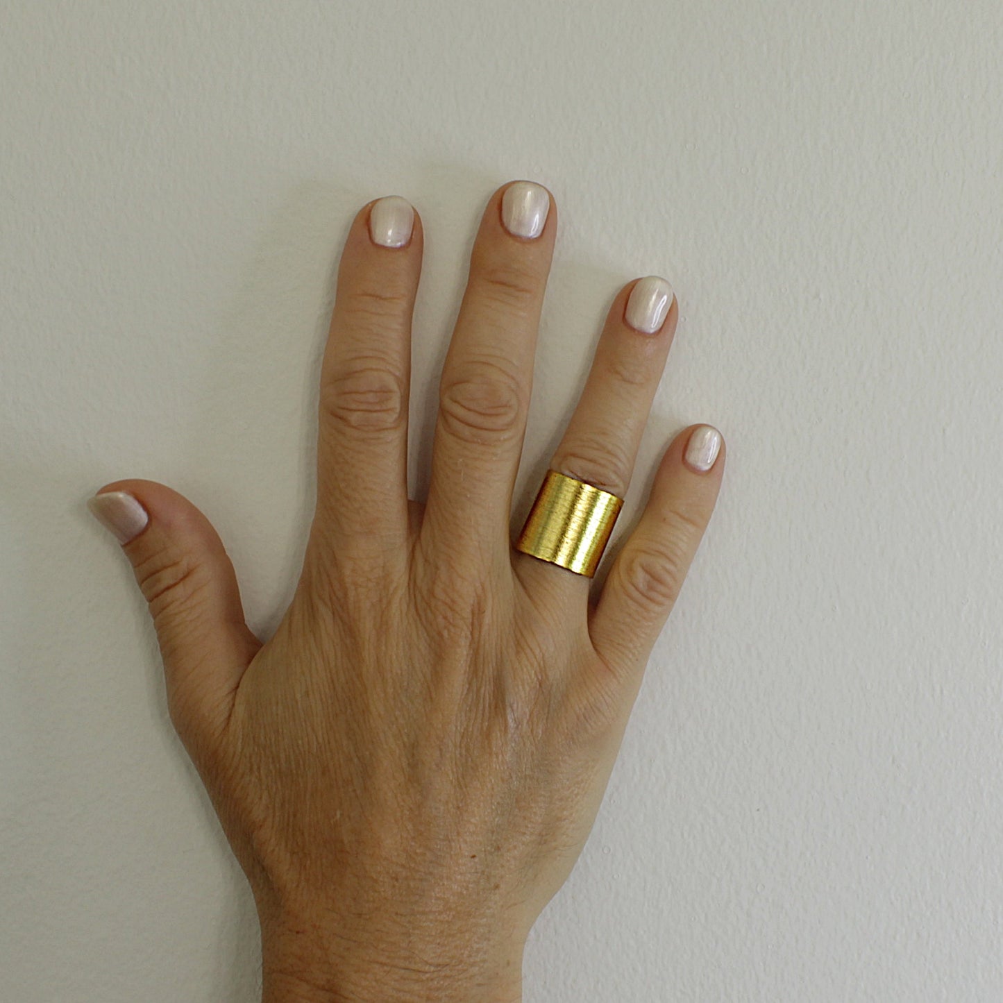 Anillo ROMA bañado en oro