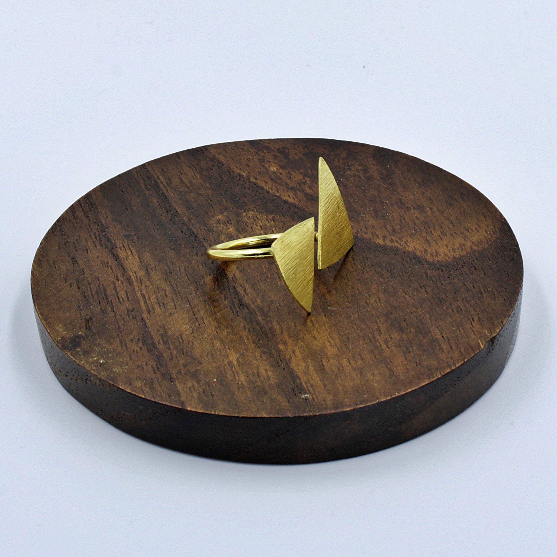 Anillo BERMUDAS bañado en oro-4