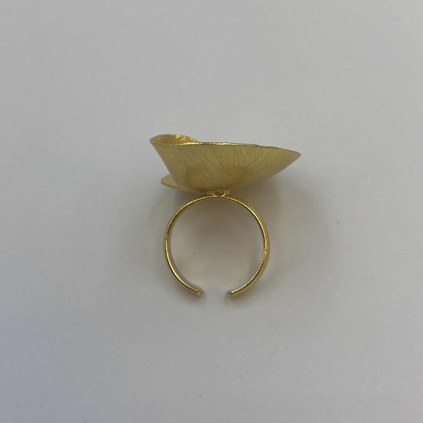 Anillo ELBA bañados en oro - Diseño con carácter-3