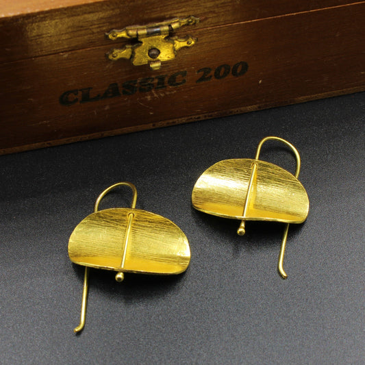 Pendientes COOL bañados en oro-0