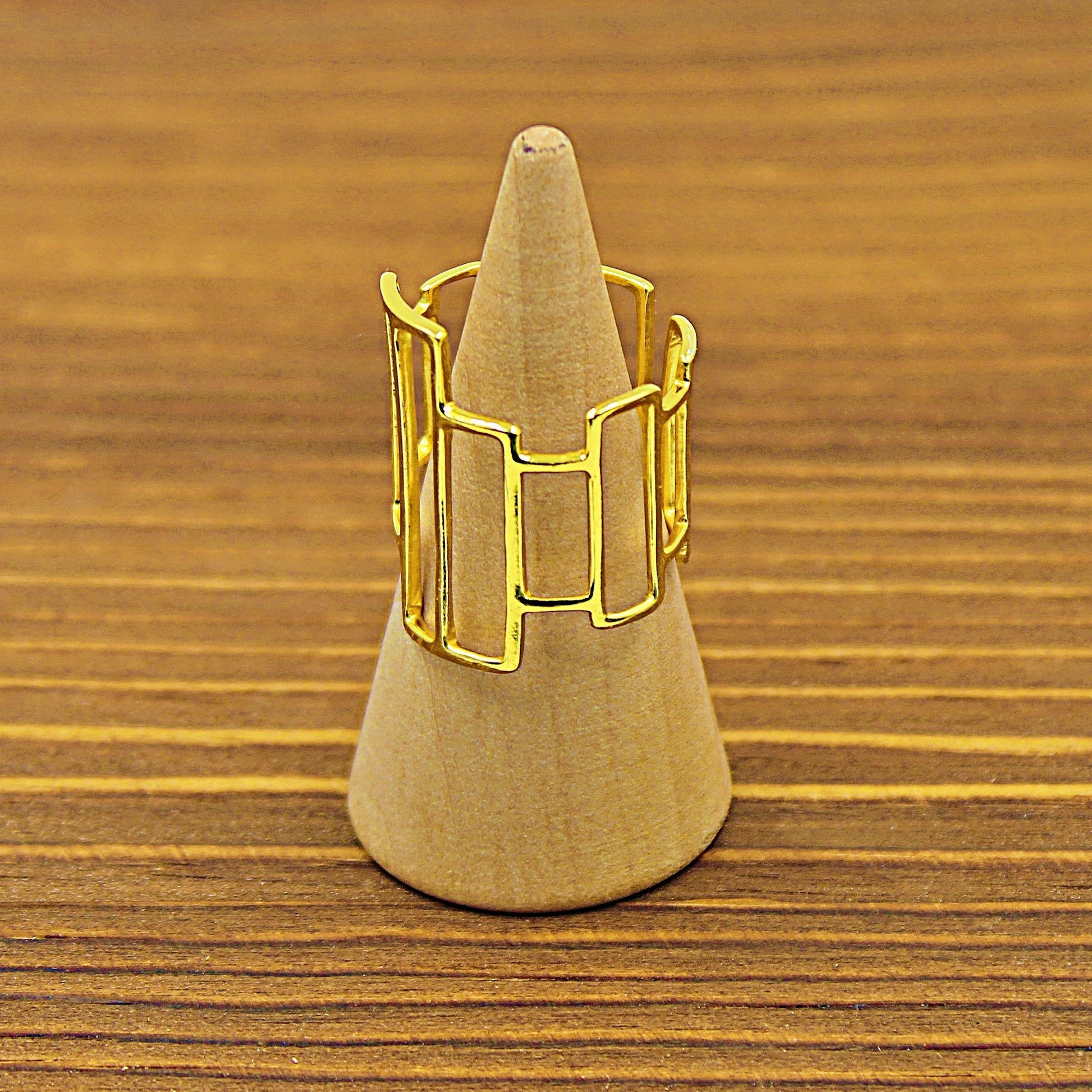 CHICAGO gold plated ring-2