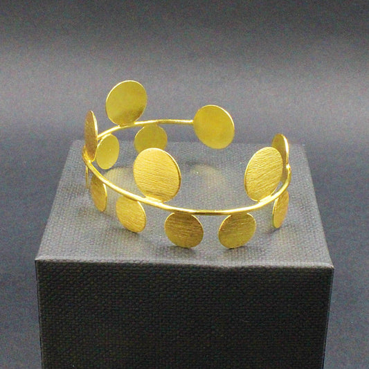 Brazalete DECO bañado en oro - Diseño con carácter-0