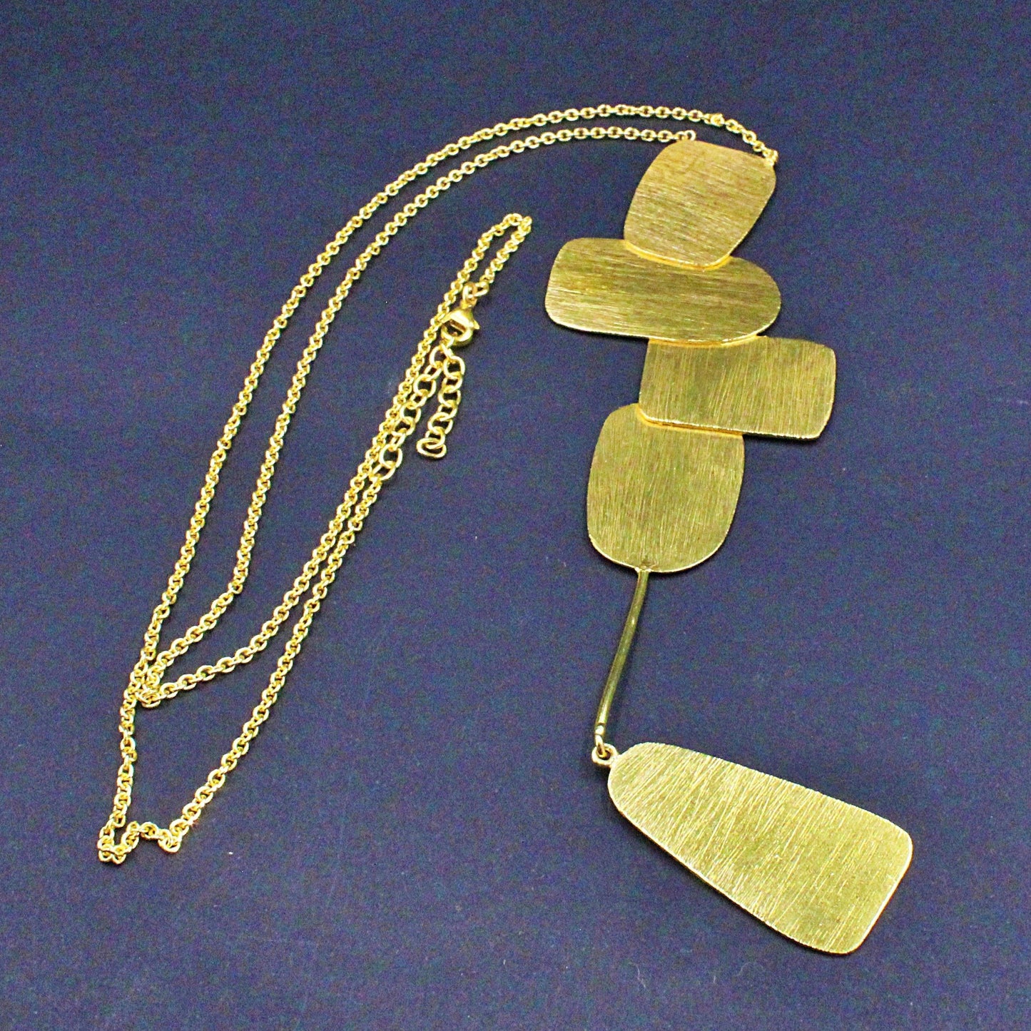 Collar largo MIRÓ bañado en oro