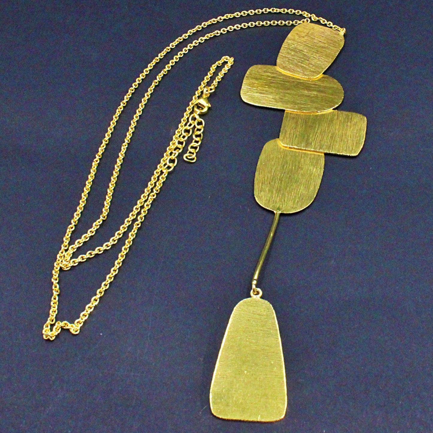 Collar largo MIRÓ bañado en oro