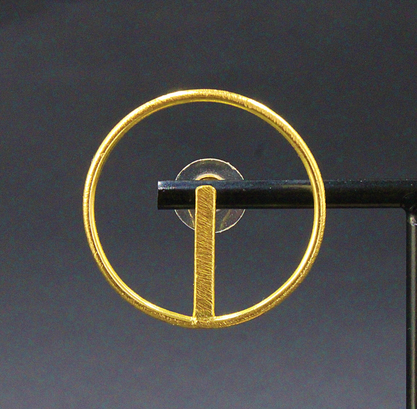 Pendientes SALERNO de diseño bañados en oro