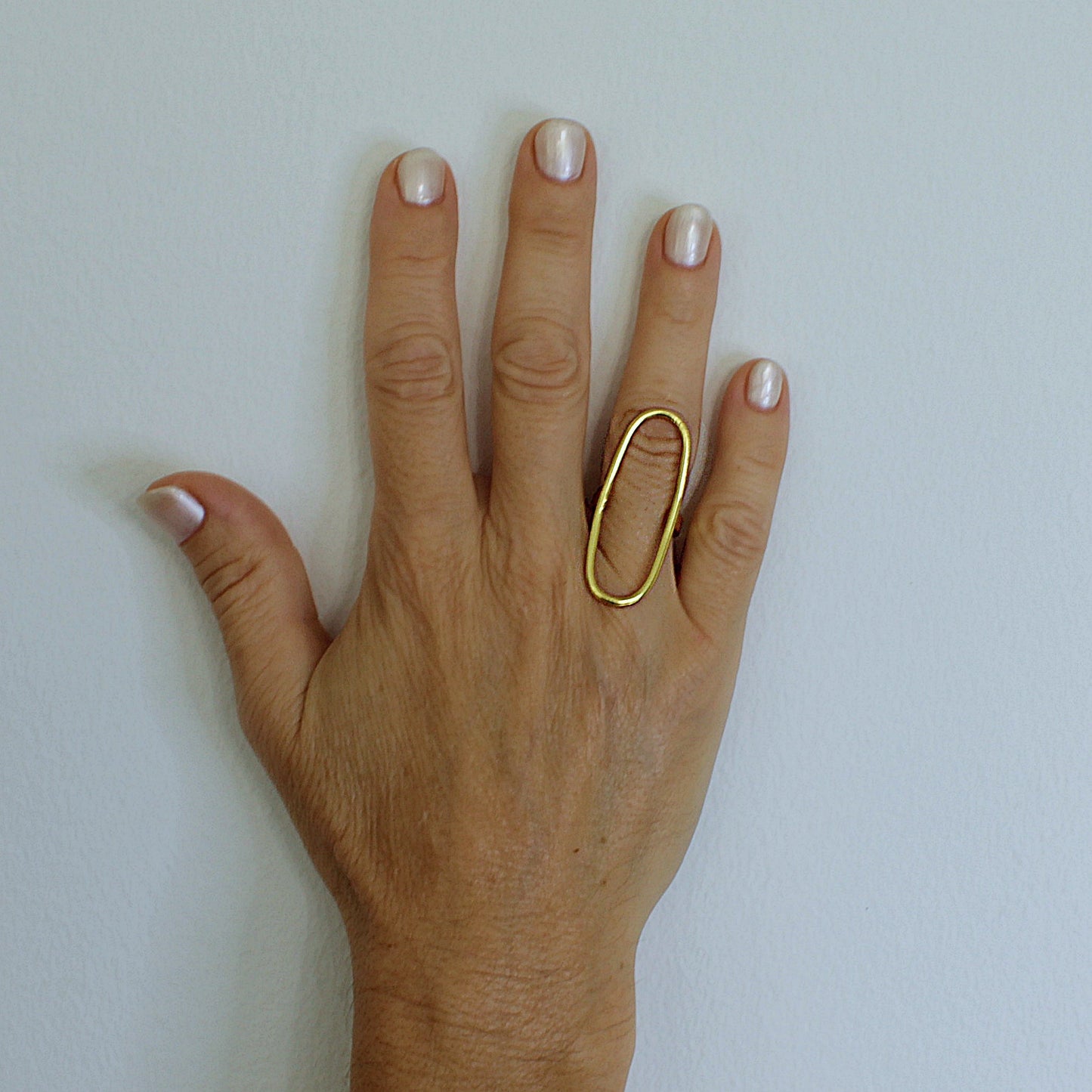 Anillo SALERNO bañado en oro