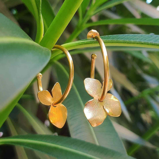 Pendientes Aros Hydrangea-0