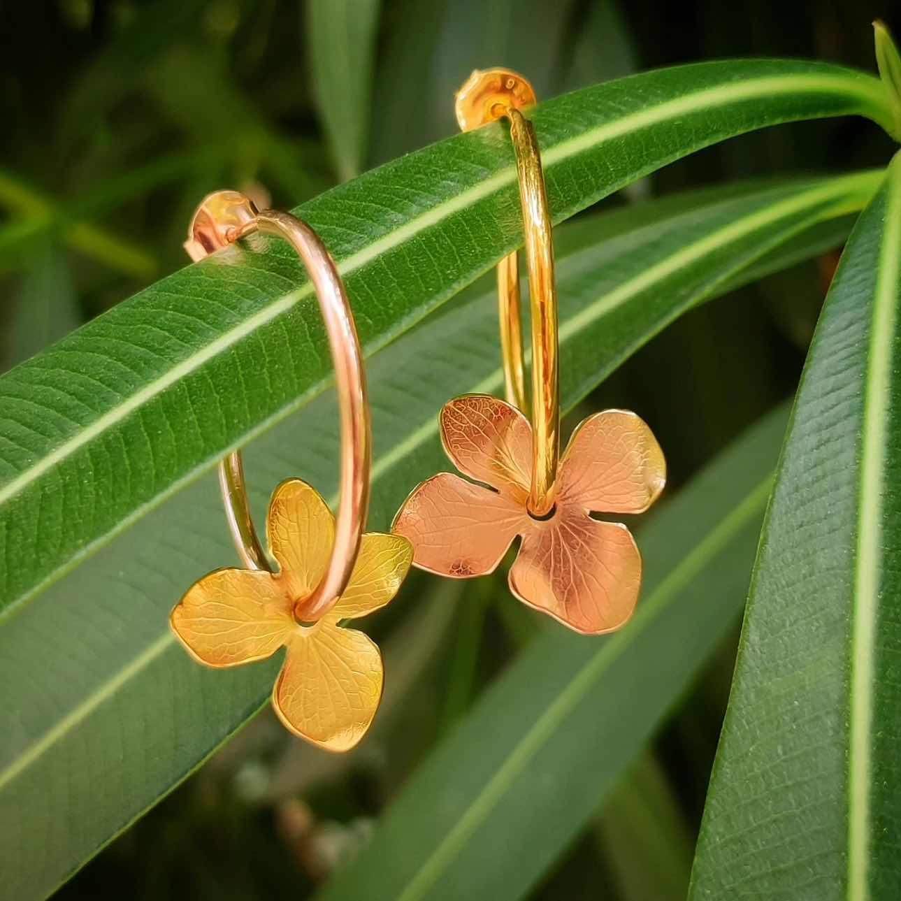 Pendientes Aros Hydrangea-6